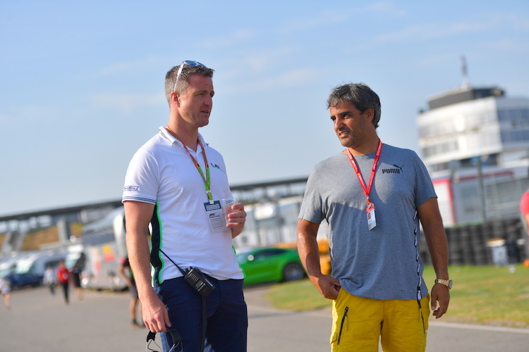 Ralf Schumacher und Juan Pablo Montoya in Hockenheim 2019
