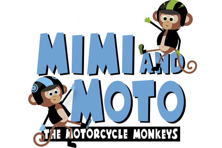 Mimi und Moto sind Motorrad-verrückt