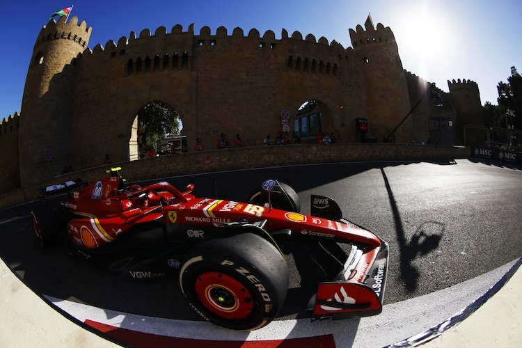 Carlos Sainz in Baku