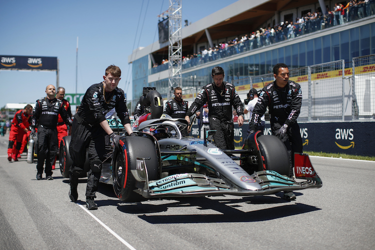 Das Mercedes-Team setzt alles daran, um wieder GP-Siege einzufahren