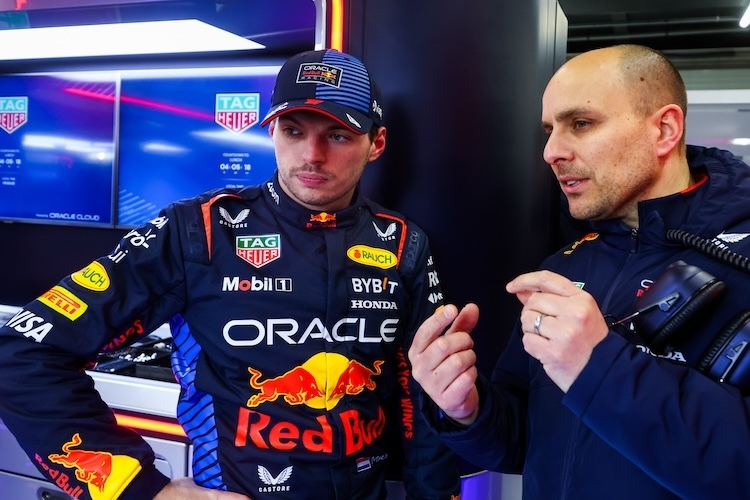 Max Verstappen und Gianpiero Lambiase