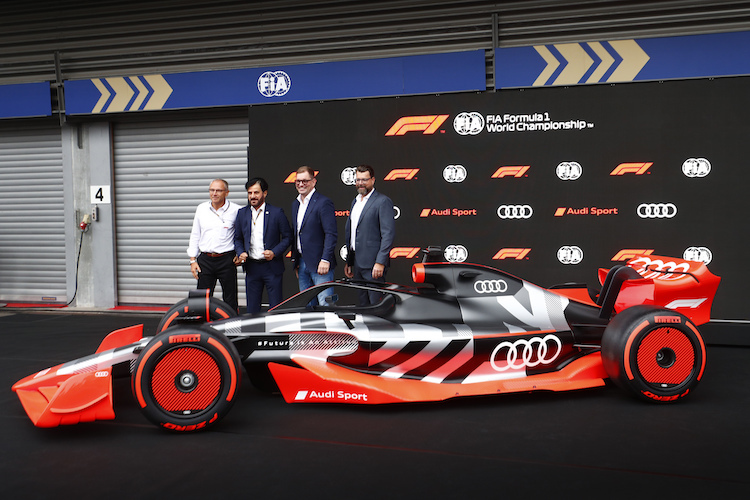 In Belgien 2022 gab Audi bekannt, 2026 in die Formel 1 einzusteigen