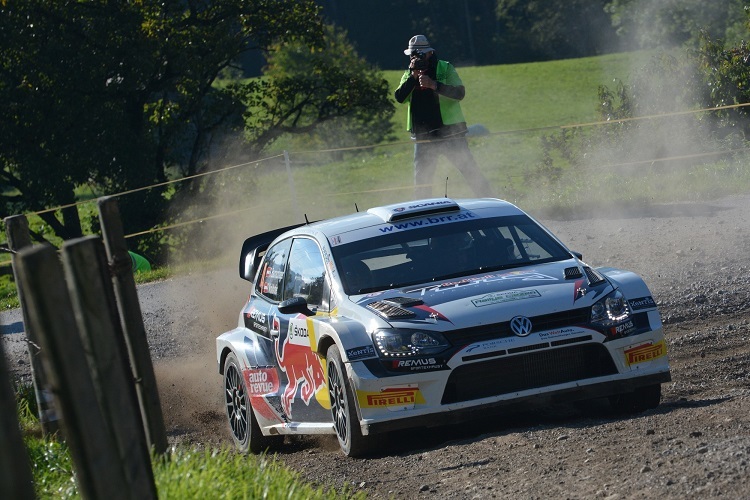 Erster Sieg von Raimund Baumschlager im VW Polo R WRC