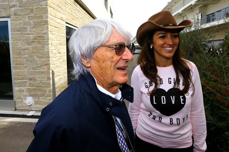 Den Gebrauch sozialer Medien überlässt Formel-1-Oberhaupt Bernie Ecclestone seiner Gattin Fabiana