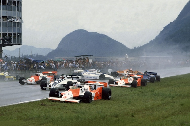 1981 mit McLaren in Rio: leichte Schwierigkeiten