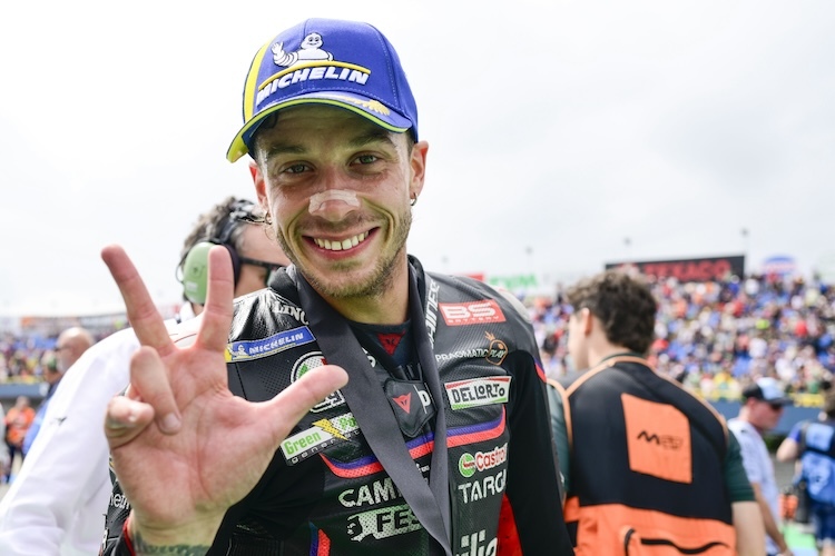 Marco Bezzecchi: Erstes Sprint-Podium mit Aprilia