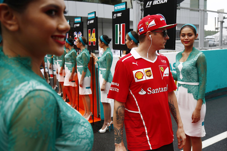 Schwarzer Tag für Kimi Räikkönen: Der Finne wird den Malaysia-GP nicht vom zweiten Startplatz in Angriff nehmen können