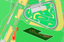 Lageplan der MX-Strecke am Lausitzring