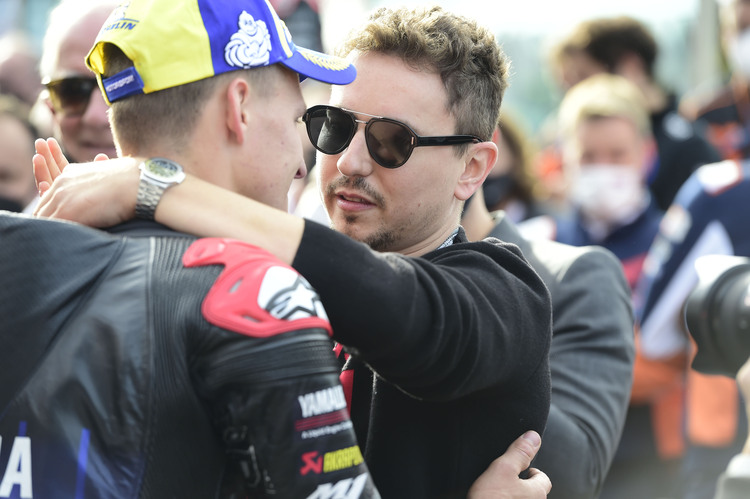 Jorge Lorenzo und Fabio Quartararo 