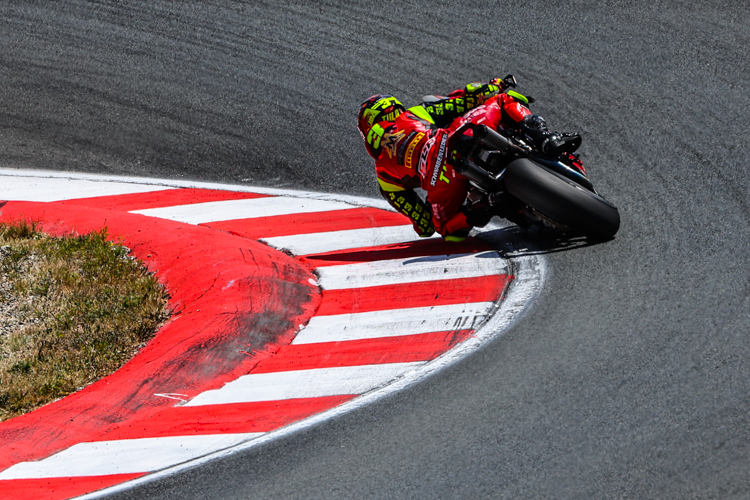 Die Ducati sahen die IDM-Konkurrenten noch von hinten