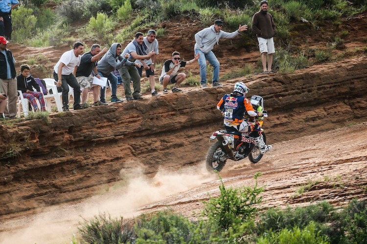 Antoine Meo war auf der siebten Etappe der Rallye Dakar der Mann des Tages 