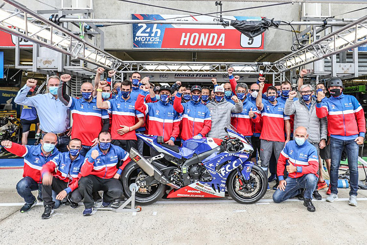 2020 triumphierte F.C.C. TSR Honda France beim 24h-Rennen in Le Mans