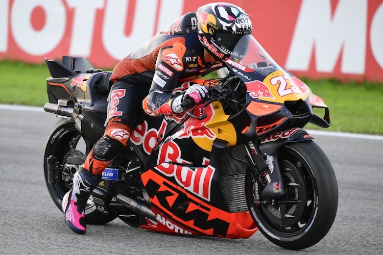 Enea Bastianini landete am Dienstag auf der 17. Position