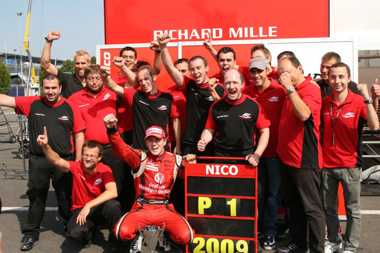 GP2- Champions 2009: ART mit Nico Hülkenberg