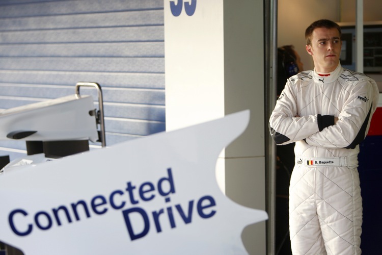 Bertrand Baguette testete Donnerstag für BMW-Sauber