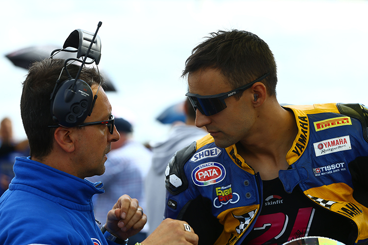 Randy Krummenacher mit seinem Crew-Chief Manuel Cappelletti