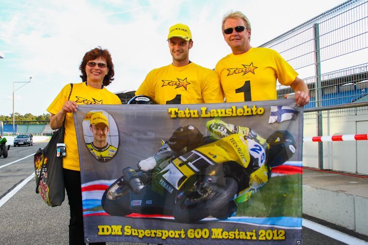 Der neue IDM-Supersport-Champion Tatu Lauslehto