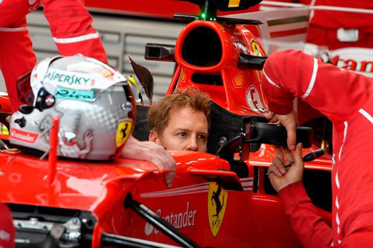 Sebastian Vettel in Sotschi