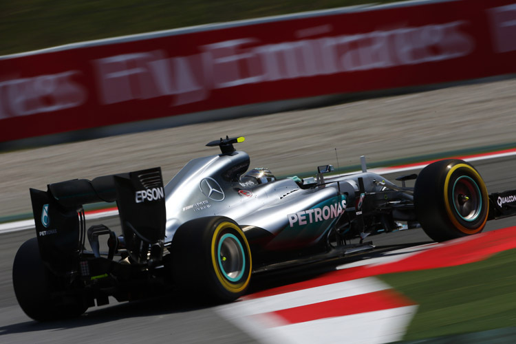 Nico Rosberg war im dritten freien Training zum Spanien-GP der Schnellste