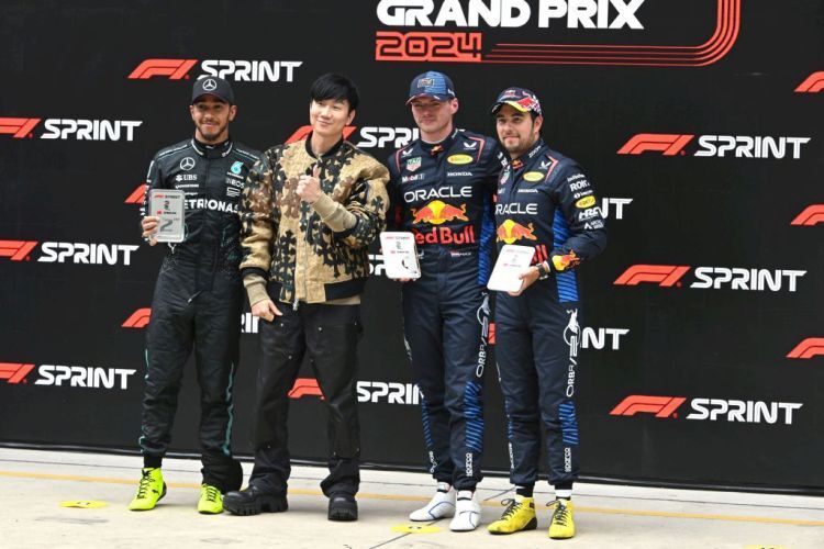 Sprint - Sir Lewis Hamilton, Max Verstappen & Sergio Perez