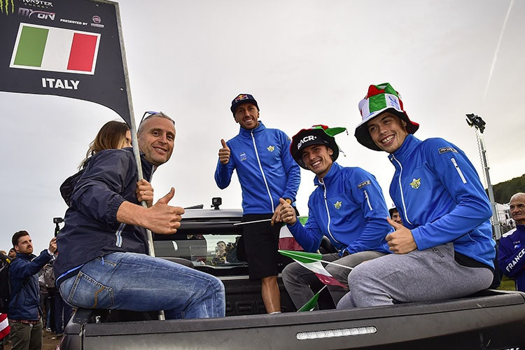 Team Italien startet mit Cairoli, Lupino und Cervellin