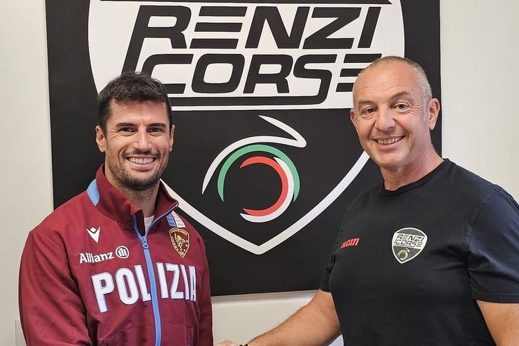 Simone Corsi und sein neuer Boss Stefano Renzi
