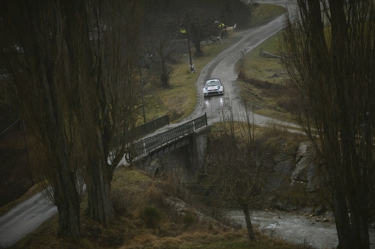Der VW Polo R WRC bei der «Monte»