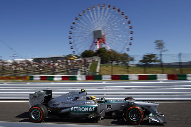 Hamilton erwischte in Japan einen Top-Start