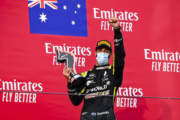 Daniel Ricciardo wurde in Imola Dritter