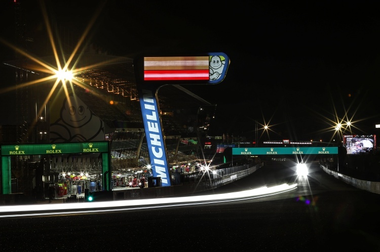Nachtstimmung bei den 24h Le Mans 2021