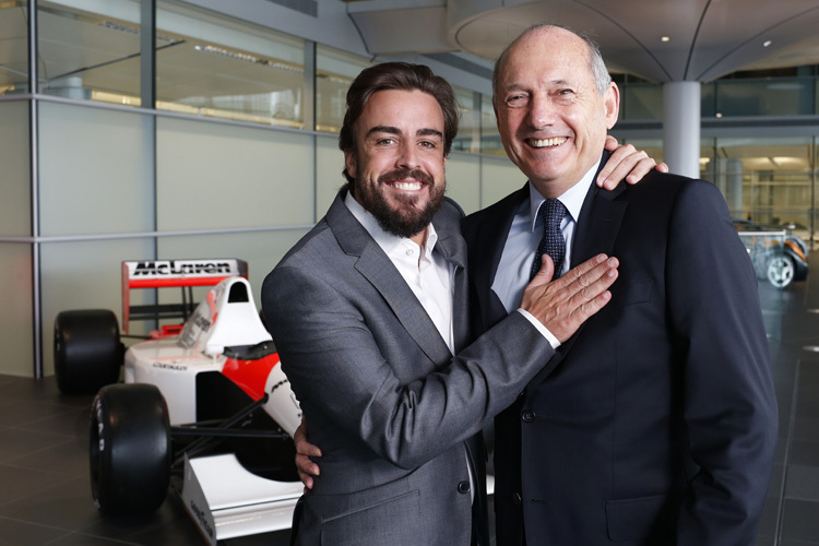Fernando Alonso und Ron Dennis