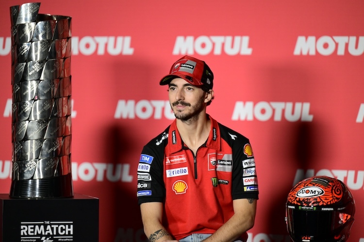 Noch ist der WM-Tower der MotoGP seiner: Pecco Bagnaia