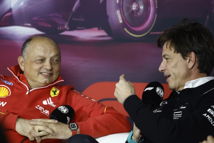 Fred Vasseur und Toto Wolff