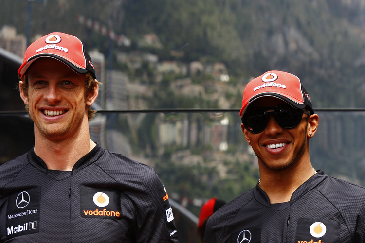 Jenson Button und Lewis Hamilton