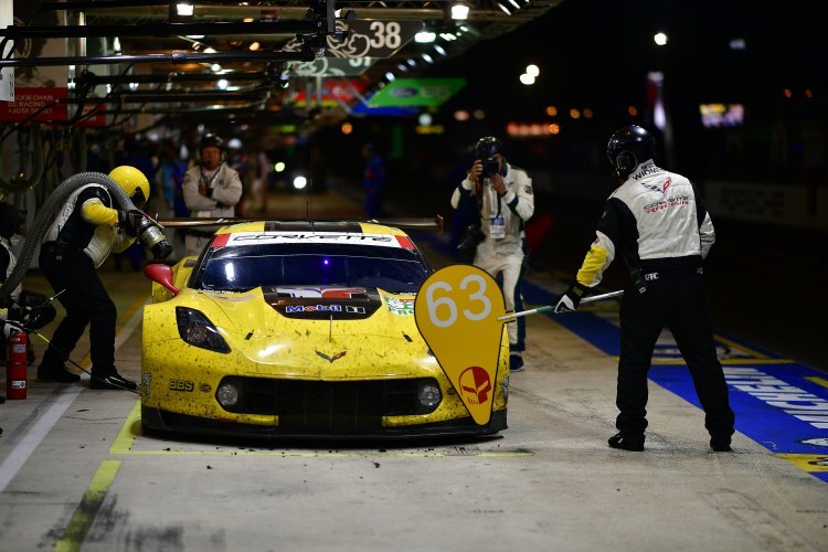 Vierter Platz in der GTE-Klasse bei den 24h von Le Mans: Die Corvette C7.R von Jan Magnussen, Antonio García und Mike Rockenfeller