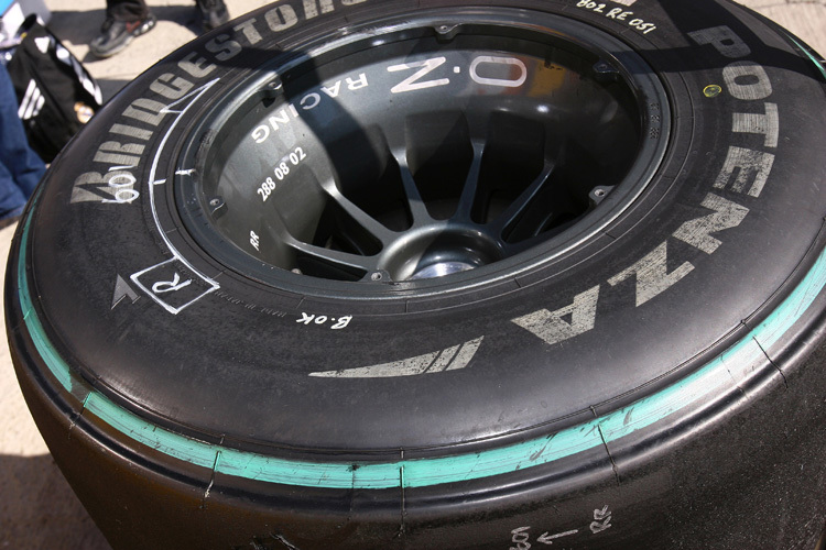 Bridgestone ist zufrieden mit den getesteten Reifen
