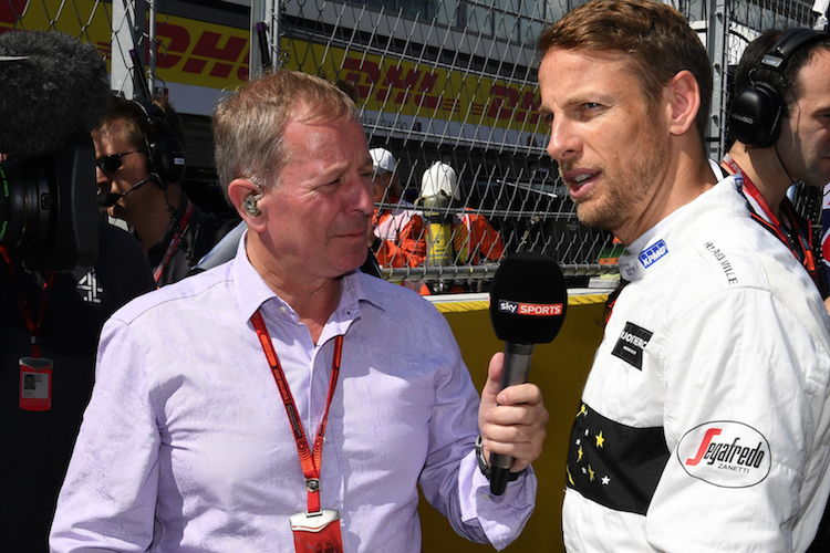 Martin Brundle und Jenson Button