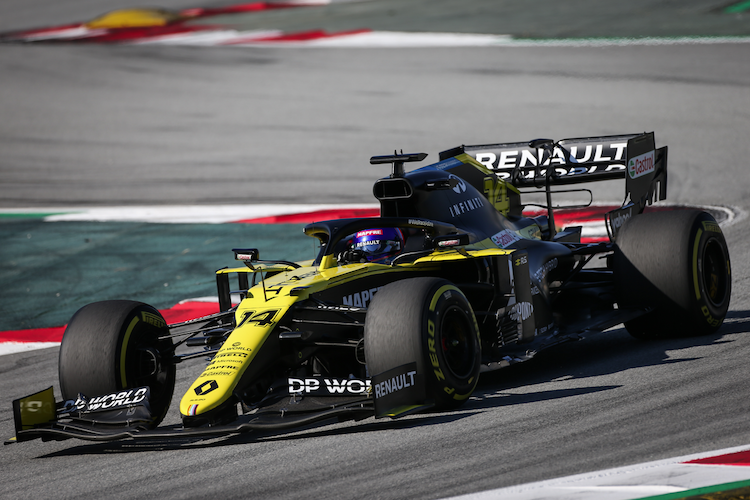 Fernando Alonso im 2020er Renault