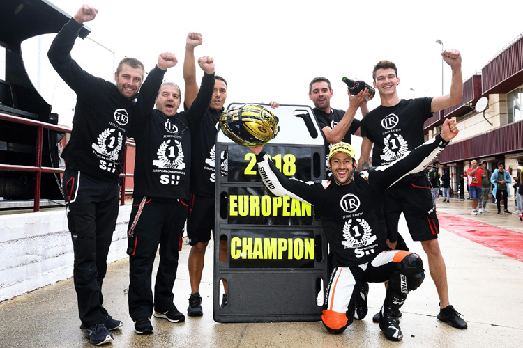 Jesko Raffin ist der Moto2-Europameister 2018