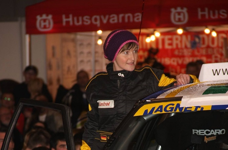 Ina Schaarschmidt 2013 bei der Jänner Rallye