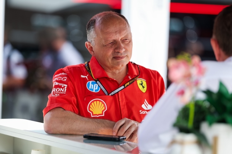 Ferrari-Teamchef Fred Vasseur: «Wir müssen schauen, was das Wetter macht, denn das ist die grosse Unbekannte»
