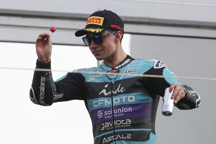 David Alonso ist mittlerweile Dauergast auf dem Podium