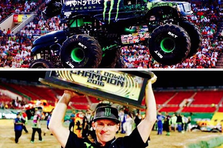 In den letzten Jahren fuhr Bradshaw erfolgreich Monster-Truck-Rennen in den USA