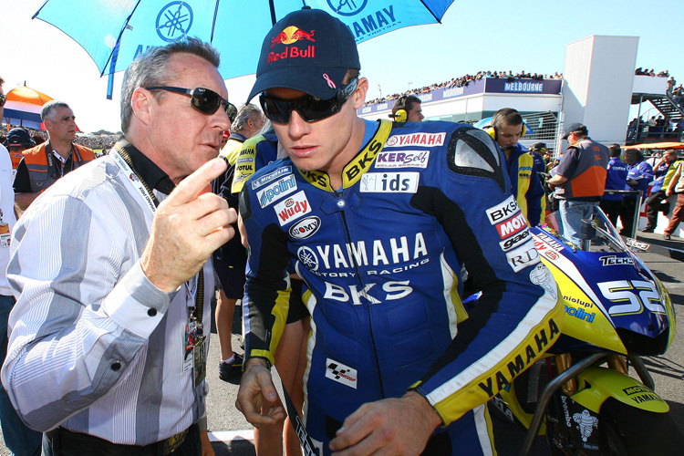 Wayne Gardner (li.) 2008 mit James Toseland