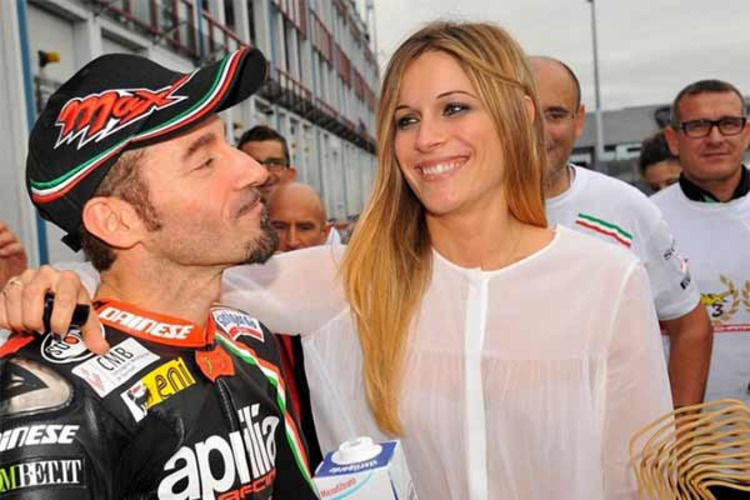 Max Biaggi mit Ex-Ehefrau Eleonora Pedron