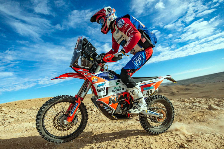 Mason Klein war der schnellste Privatfahrer bei der 44. Rallye Dakar