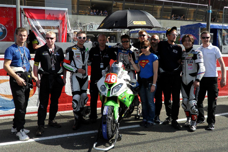 Das Team «Völpker NRT #48» in Le Mans 2013