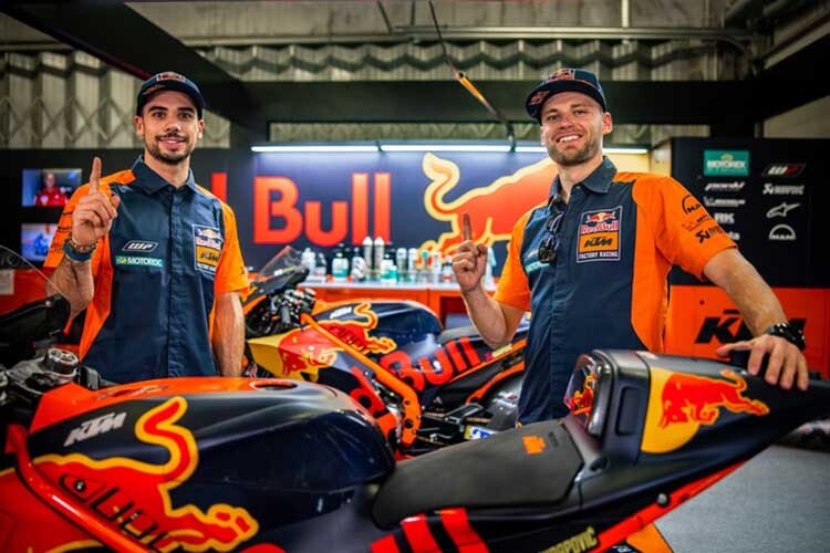 Das neue Red-Bull-Werksteam: Oliveira und Binder wurden bei Ajo aufgebaut  