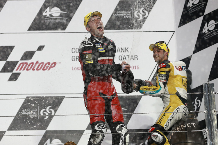 Jonas Folger: Große Freude über den ersten Moto2-Sieg in Katar