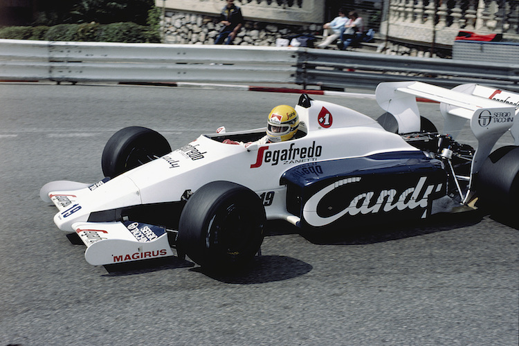 Ayrton Senna 1984 im Training zum Grossen Preis von Monaco